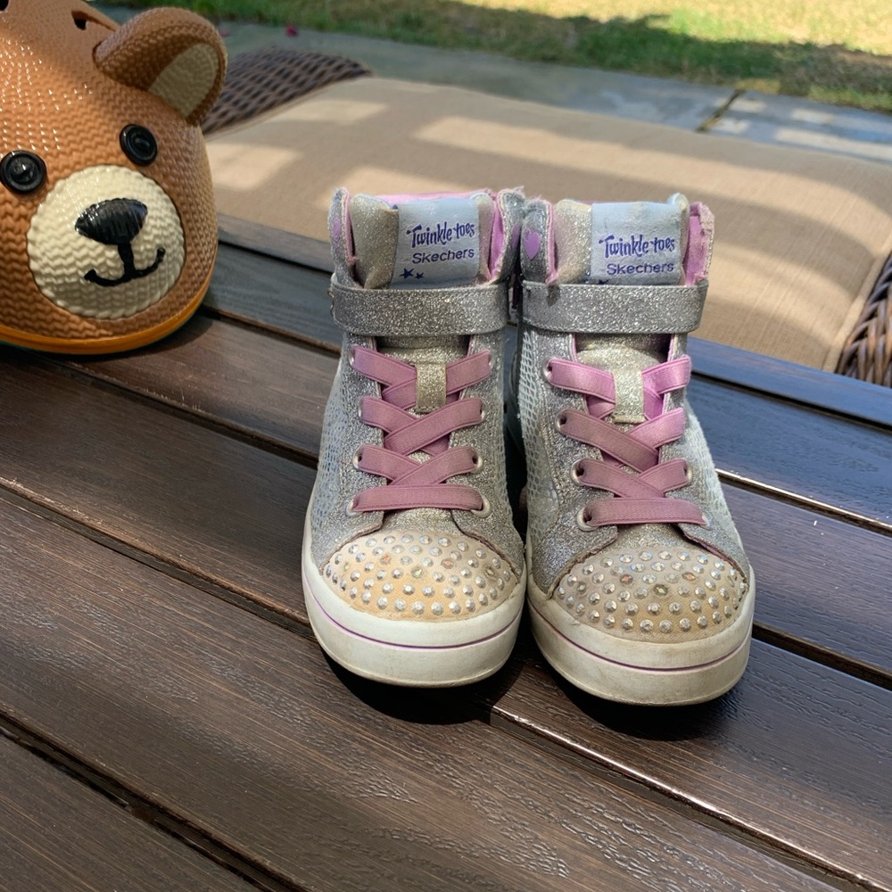 Sketchers Girls Light-Up Boots